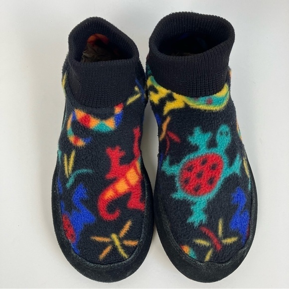 Acorn Kadabra Fleece Slippers Moccasins Wild Critters Kids Size 13 1/2 - 2 1/12 - Picture 1 of 13